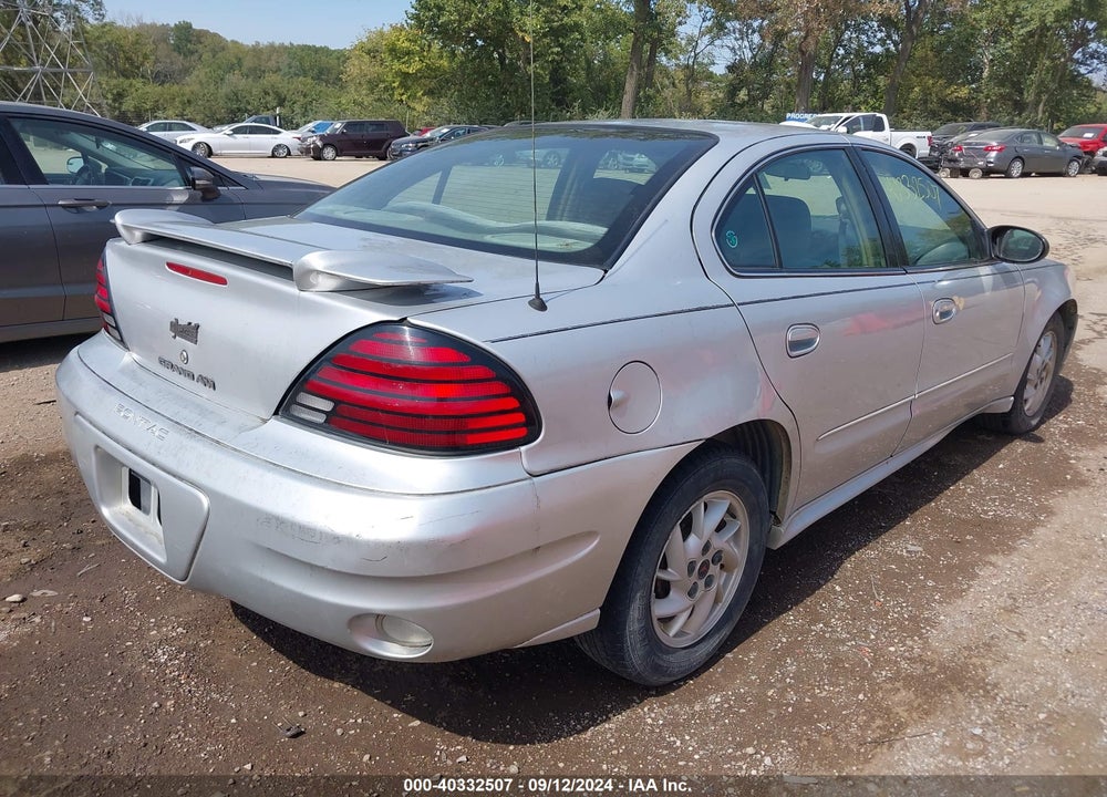 2004 PONTIAC GRAND AM SE VIN: 1G2NE52F44M520291