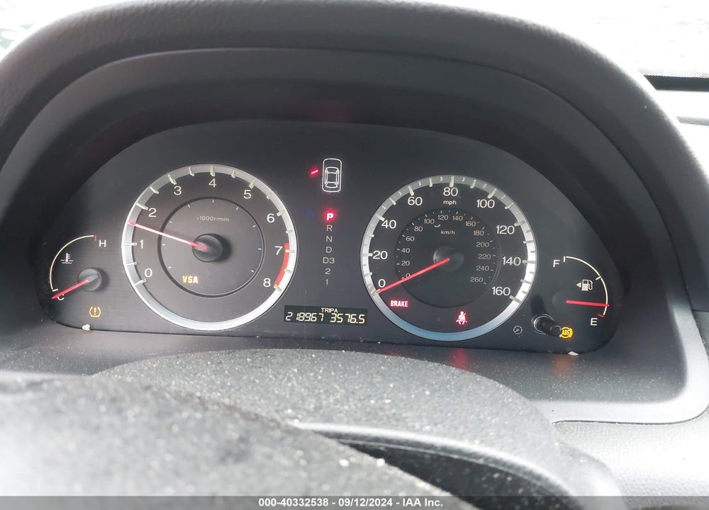 2009 HONDA ACCORD 2.4 LX VIN: 1HGCP26349A086248