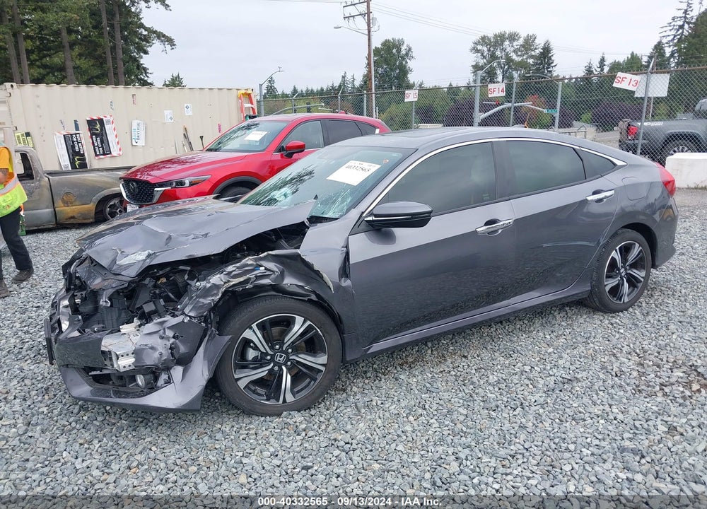 2018 HONDA CIVIC TOURING VIN: JHMFC1F96JX011105