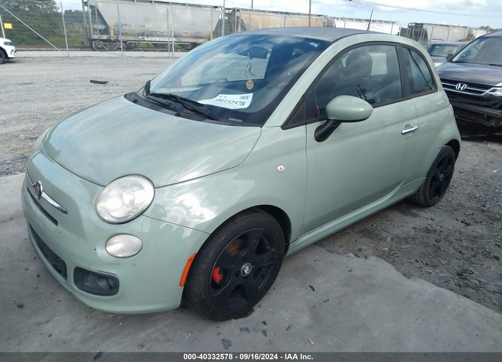 2012 FIAT 500 SPORT VIN: 3C3CFFBR0CT110147