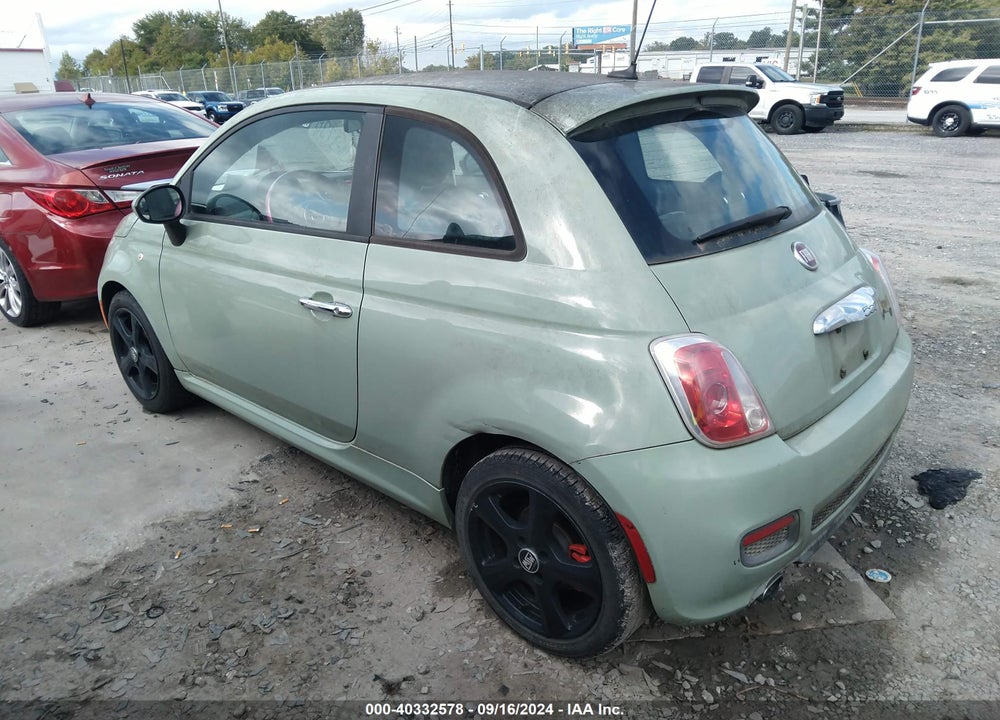 2012 FIAT 500 SPORT VIN: 3C3CFFBR0CT110147