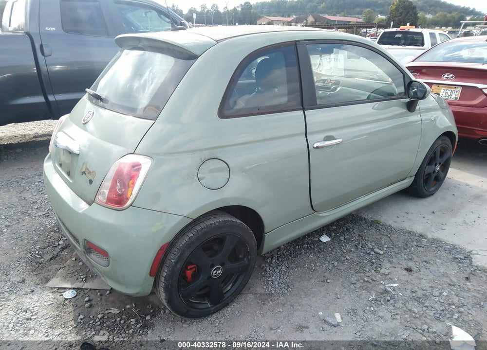 2012 FIAT 500 SPORT VIN: 3C3CFFBR0CT110147