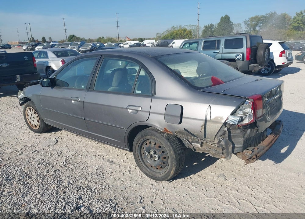 2004 HONDA CIVIC LX VIN: 1HGES16514L025455