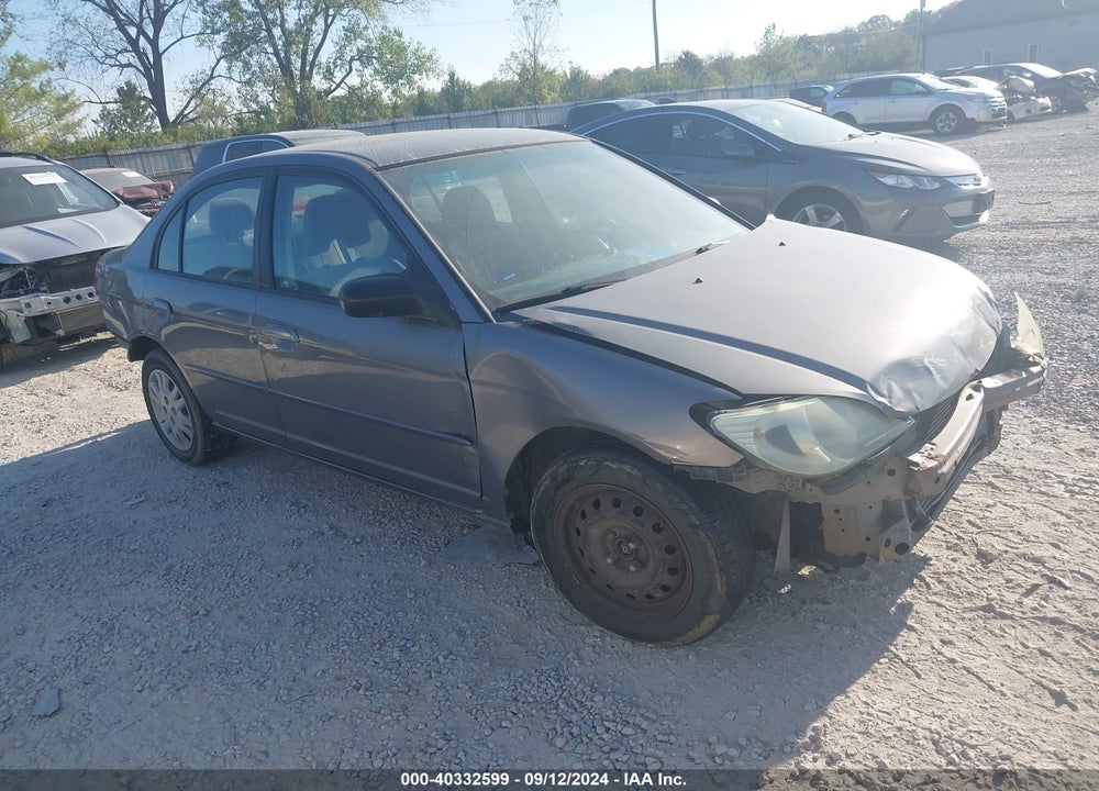 2004 HONDA CIVIC LX VIN: 1HGES16514L025455