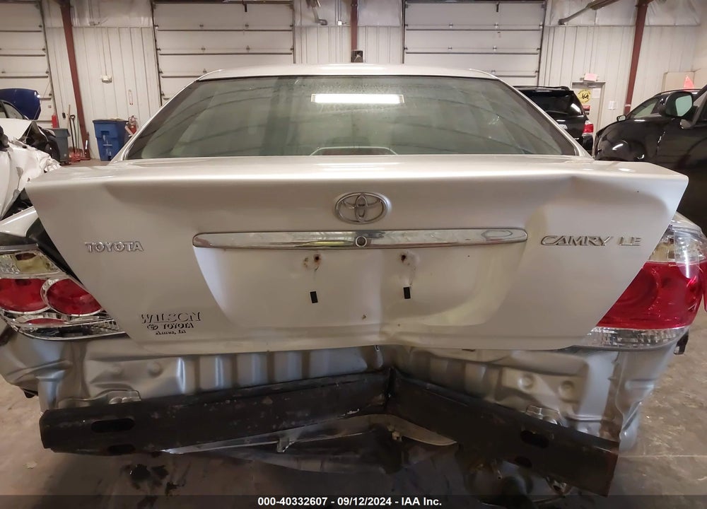 2006 TOYOTA CAMRY LE VIN: 4T1BE32K16U643299