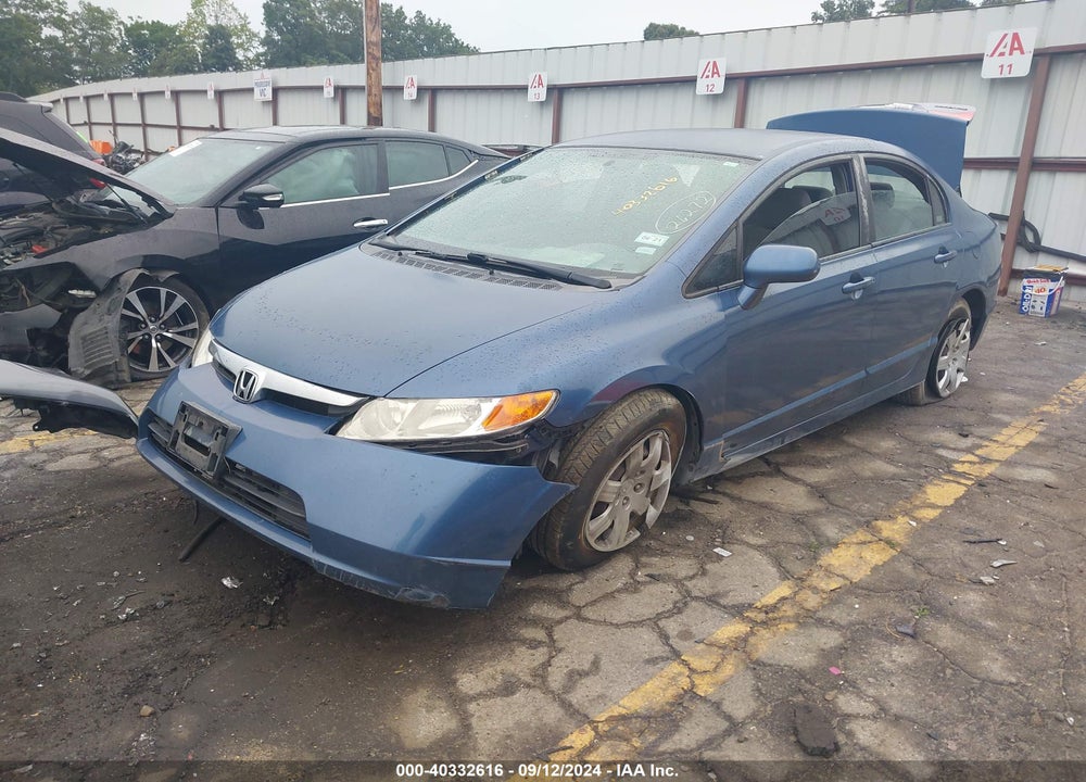 2008 HONDA CIVIC LX VIN: 2HGFA16528H529877