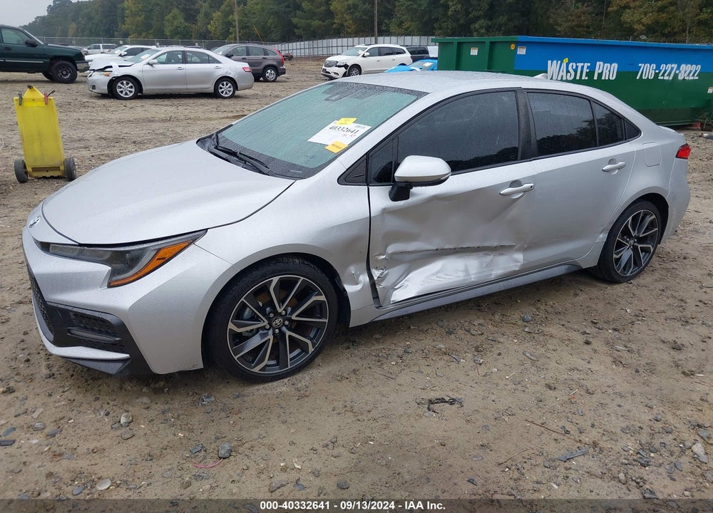 2020 TOYOTA COROLLA SE VIN: JTDS4RCE7LJ018633