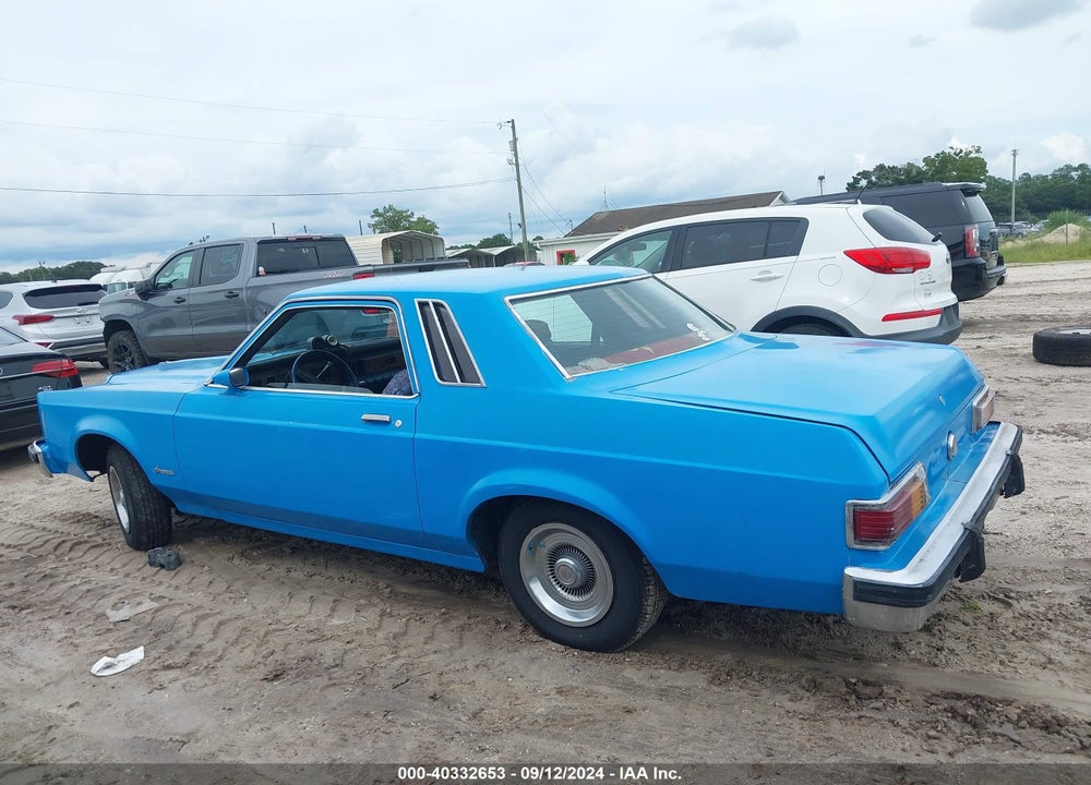 1978 FORD GRANADA VIN: 8W81L157951