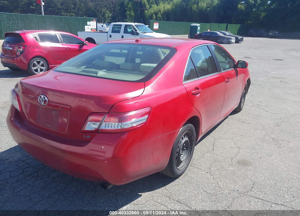 2010 TOYOTA CAMRY LE VIN: 4T1BF3EK4AU519562