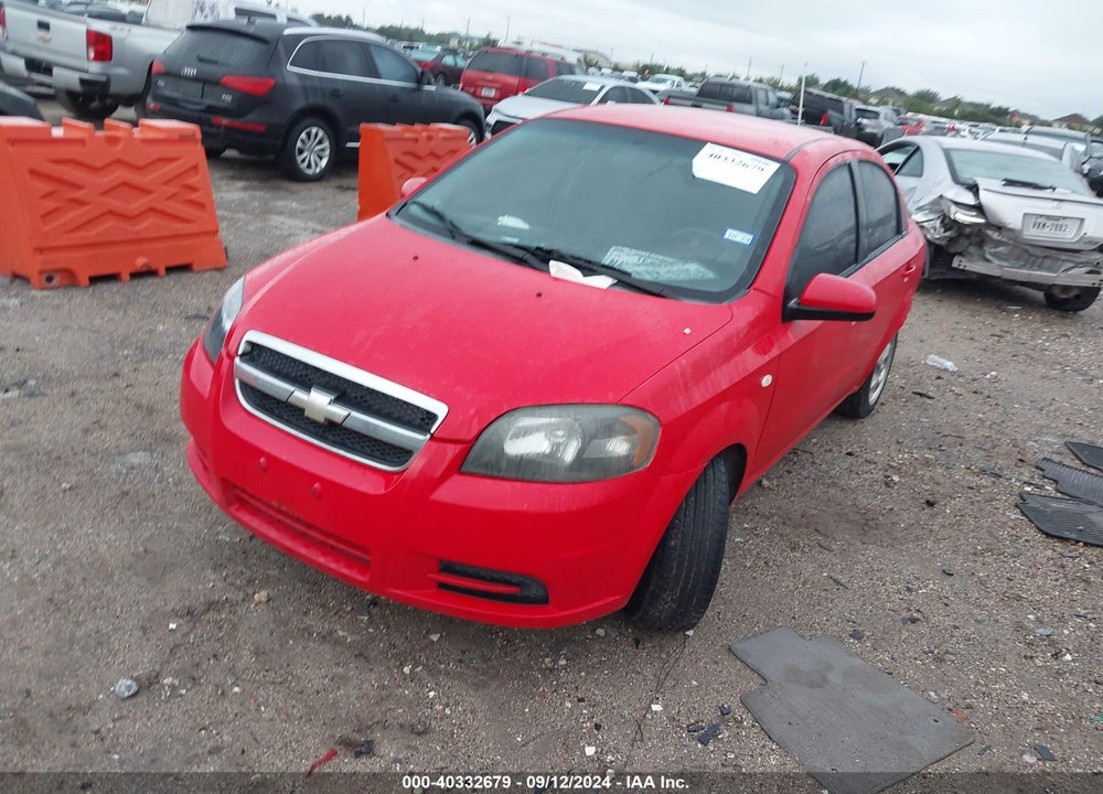 2008 CHEVROLET AVEO LS VIN: KL1TD566X8B124858