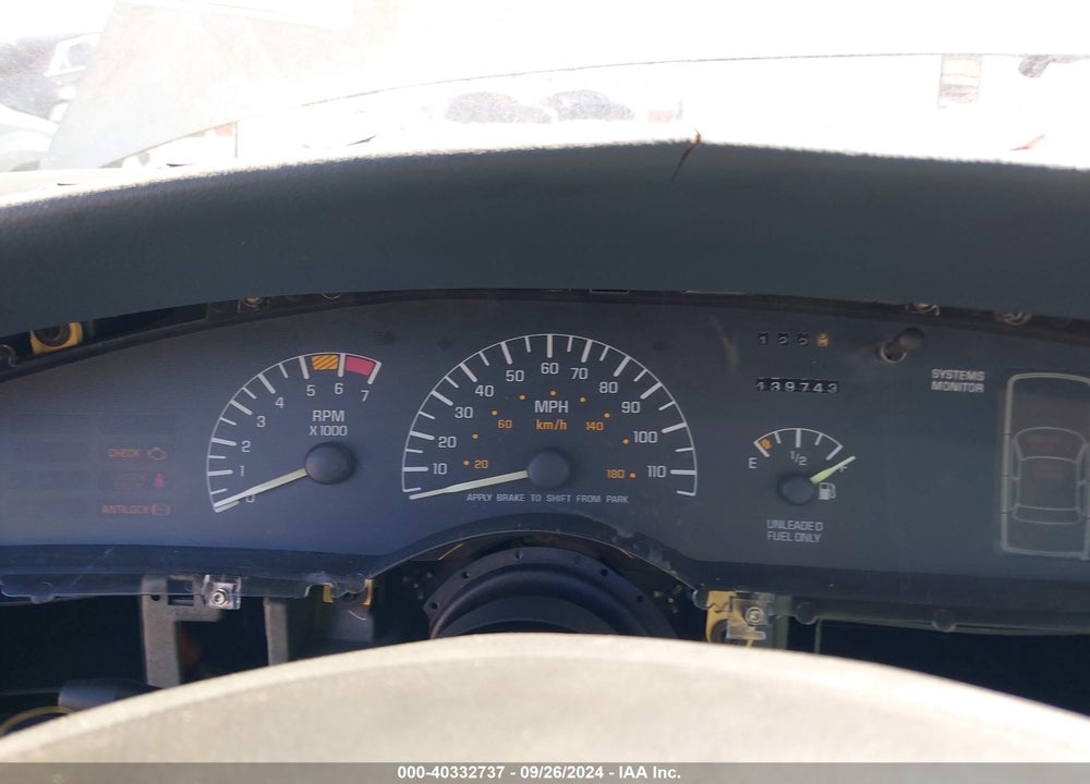 1996 PONTIAC BONNEVILLE SE VIN: 1G2HX52K1T4225328