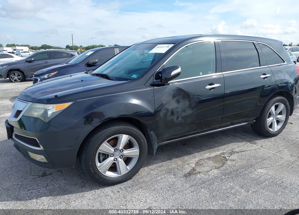 2011 ACURA MDX VIN: 2HNYD2H60BH548844