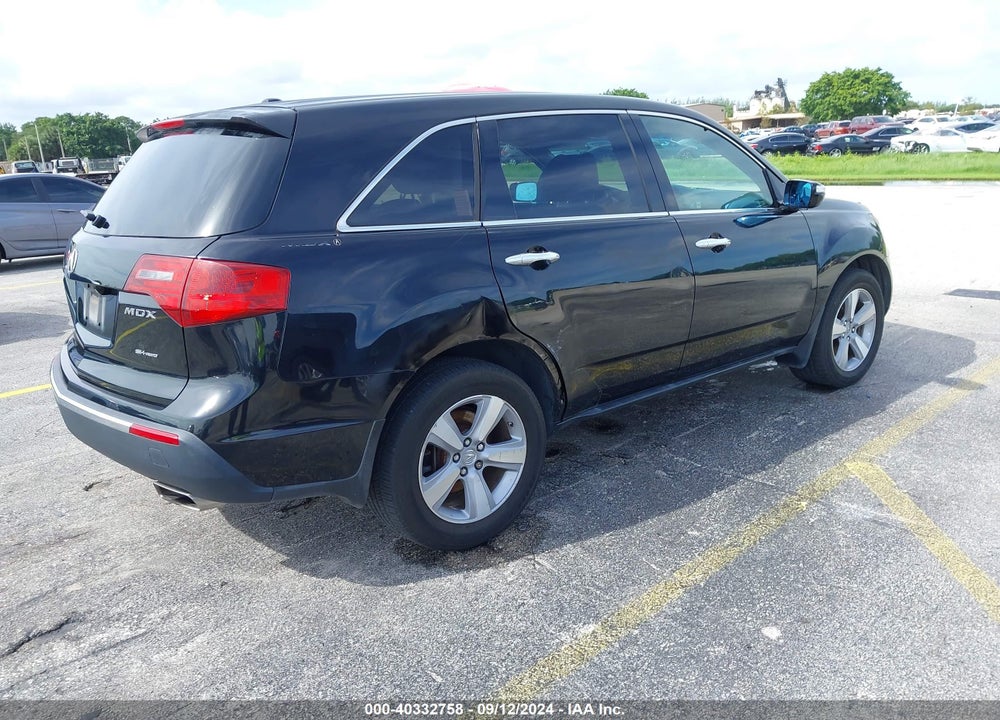2011 ACURA MDX VIN: 2HNYD2H60BH548844