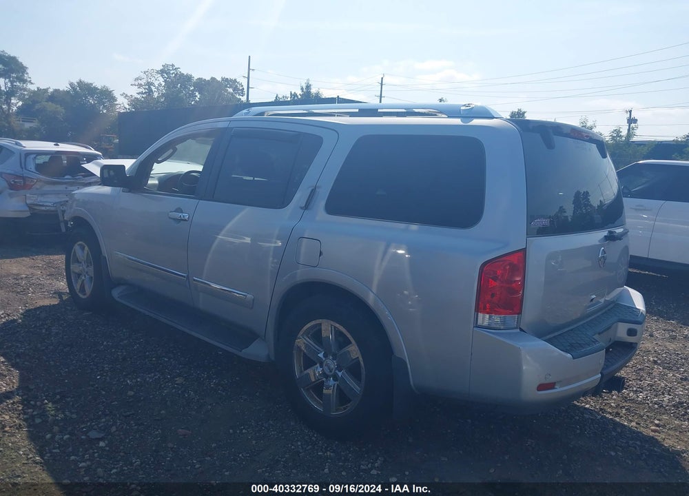 2011 NISSAN ARMADA PLATINUM VIN: 5N1AA0NCXBN620120