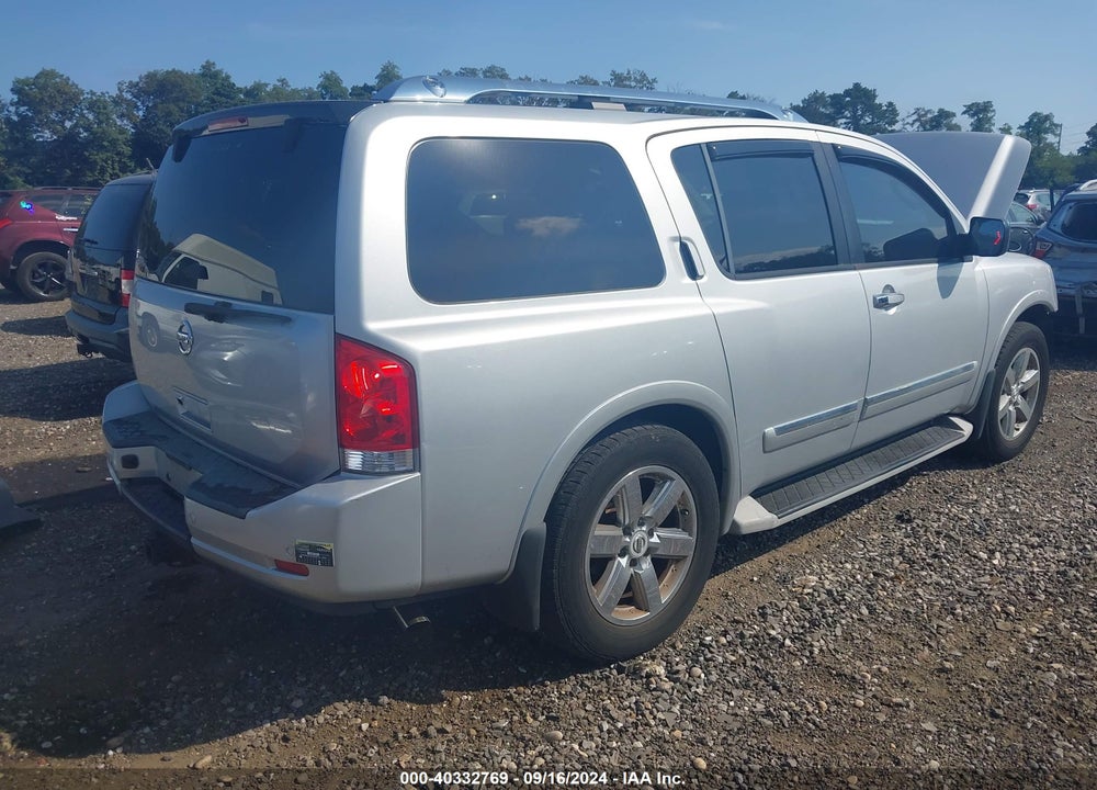 2011 NISSAN ARMADA PLATINUM VIN: 5N1AA0NCXBN620120