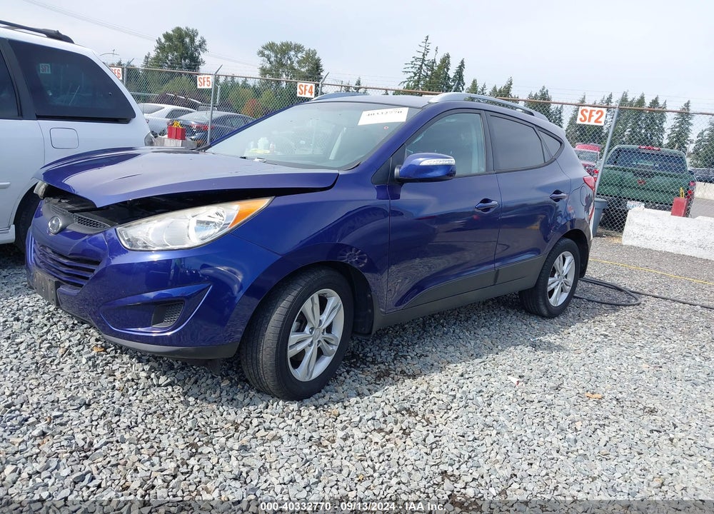 2012 HYUNDAI TUCSON GLS VIN: KM8JUCAC1CU544759