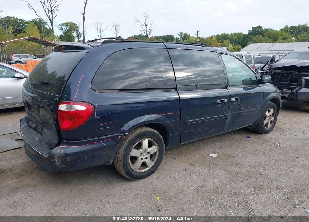 2006 DODGE GRAND CARAVAN SXT VIN: 2D4GP44L26R646082