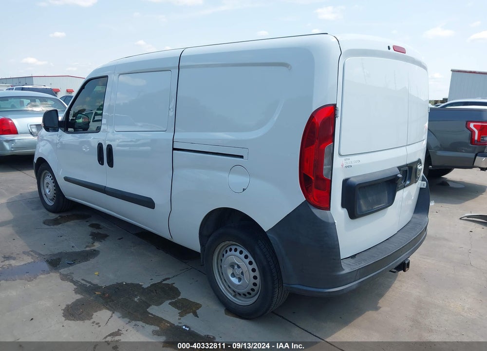 2015 RAM PROMASTER CITY TRADESMAN VIN: ZFBERFAT6F6197871