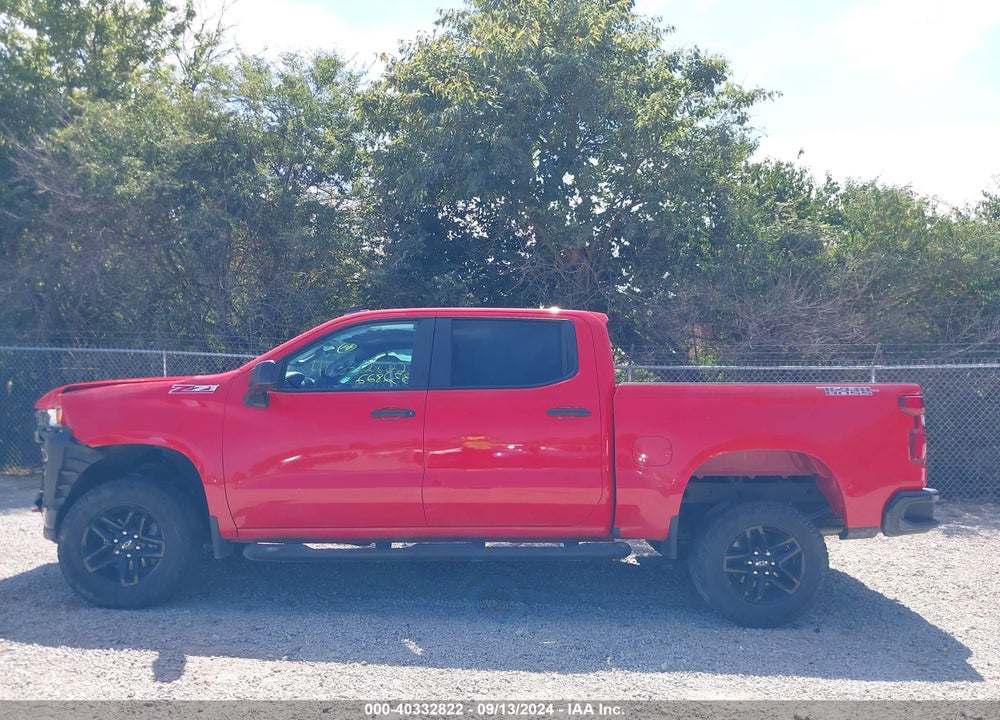 2020 CHEVROLET SILVERADO 1500 4WD SHORT BED CUSTOM TRAIL BOSS VIN: 3GCPYCEF6LG169316