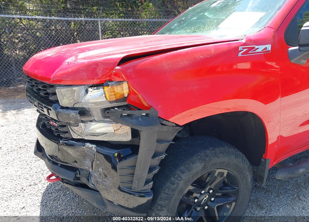 2020 CHEVROLET SILVERADO 1500 4WD SHORT BED CUSTOM TRAIL BOSS VIN: 3GCPYCEF6LG169316