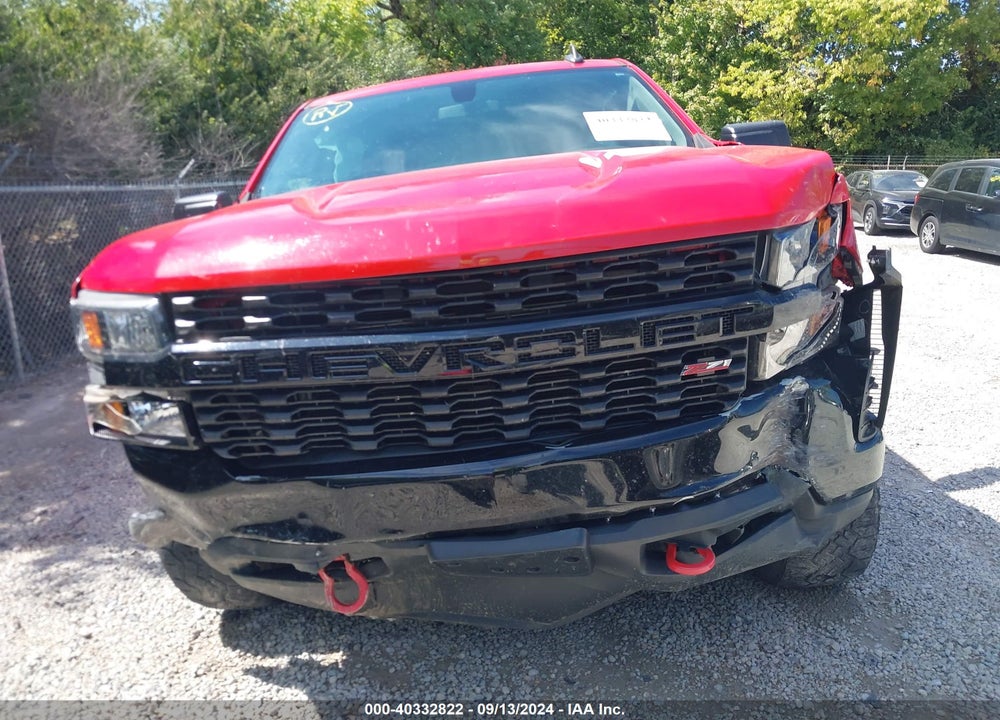 2020 CHEVROLET SILVERADO 1500 4WD SHORT BED CUSTOM TRAIL BOSS VIN: 3GCPYCEF6LG169316