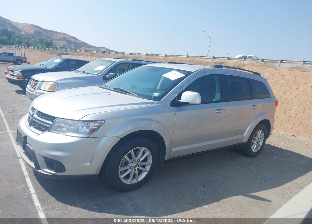 2014 DODGE JOURNEY SXT VIN: 3C4PDCBG8ET127846