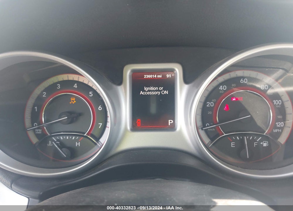 2014 DODGE JOURNEY SXT VIN: 3C4PDCBG8ET127846
