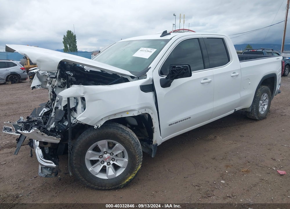 2021 GMC SIERRA 1500 4WD DOUBLE CAB STANDARD BOX SLE VIN: 1GTR9BEK8MZ184639