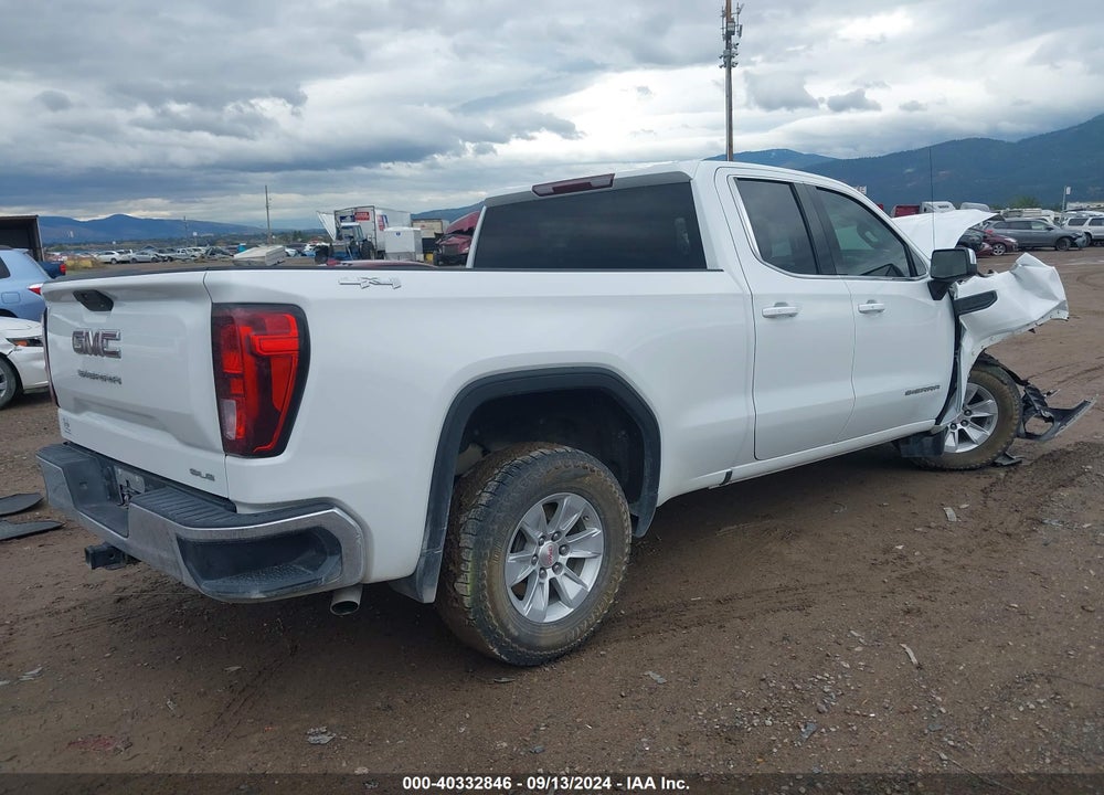 2021 GMC SIERRA 1500 4WD DOUBLE CAB STANDARD BOX SLE VIN: 1GTR9BEK8MZ184639
