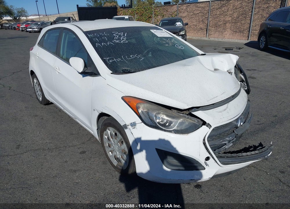 2016 HYUNDAI ELANTRA GT VIN: KMHD35LH0GU327505