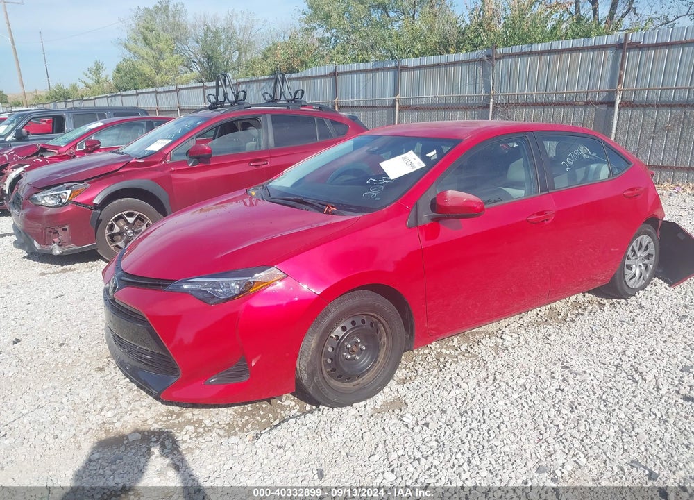 2019 TOYOTA COROLLA LE VIN: 2T1BURHE1KC207104