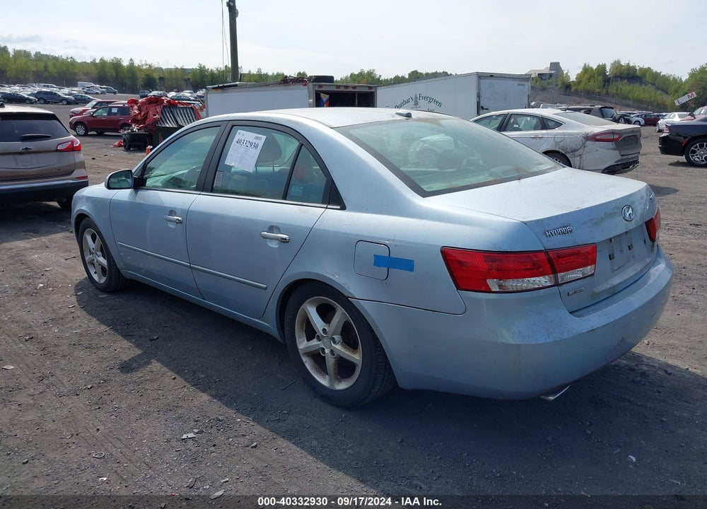 2007 HYUNDAI SONATA LIMITED/SE V6 VIN: 5NPEU46F77H293311