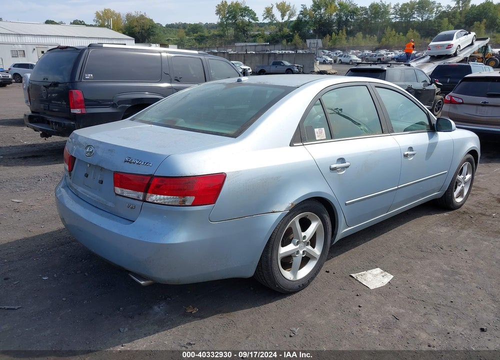 2007 HYUNDAI SONATA LIMITED/SE V6 VIN: 5NPEU46F77H293311