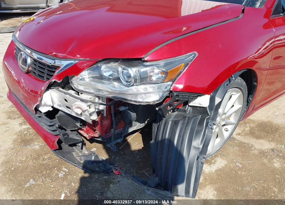 2012 LEXUS CT 200H PREMIUM VIN: JTHKD5BH5C2122129