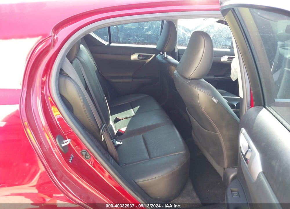 2012 LEXUS CT 200H PREMIUM VIN: JTHKD5BH5C2122129