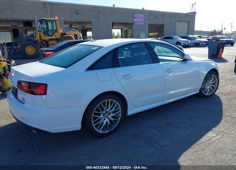 2016 AUDI A6 3.0T PREMIUM PLUS VIN: WAUHGAFC2GN004566