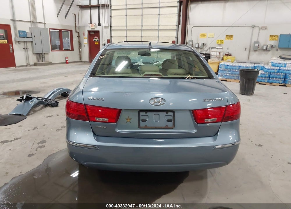 2009 HYUNDAI SONATA LIMITED VIN: 5NPEU46C49H554547