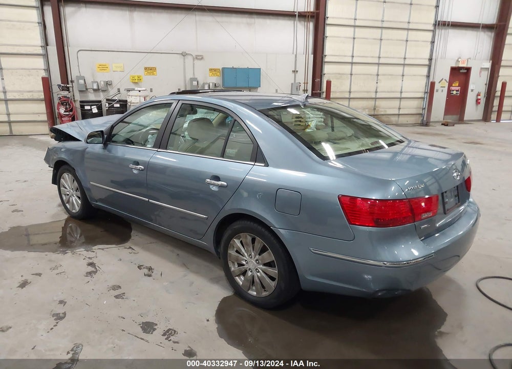 2009 HYUNDAI SONATA LIMITED VIN: 5NPEU46C49H554547