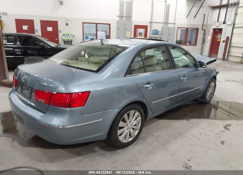 2009 HYUNDAI SONATA LIMITED VIN: 5NPEU46C49H554547