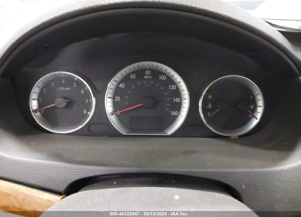 2009 HYUNDAI SONATA LIMITED VIN: 5NPEU46C49H554547