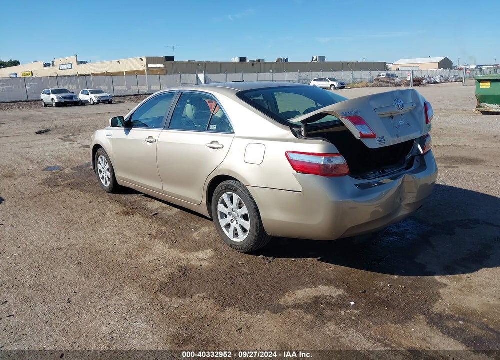 2009 TOYOTA CAMRY HYBRID VIN: 4T1BB46K39U107483