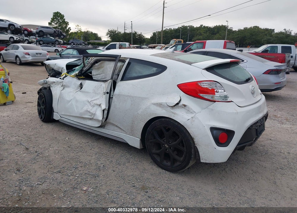 2014 HYUNDAI VELOSTER TURBO W/BLACK VIN: KMHTC6AE6EU199357