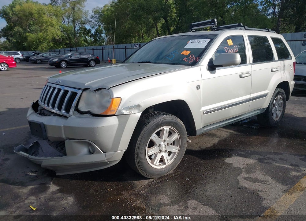 2008 JEEP GRAND CHEROKEE LIMITED VIN: 1J8HR58N08C196272