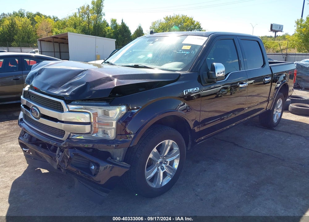 2018 FORD F-150 PLATINUM VIN: 1FTEW1EG0JFE22879