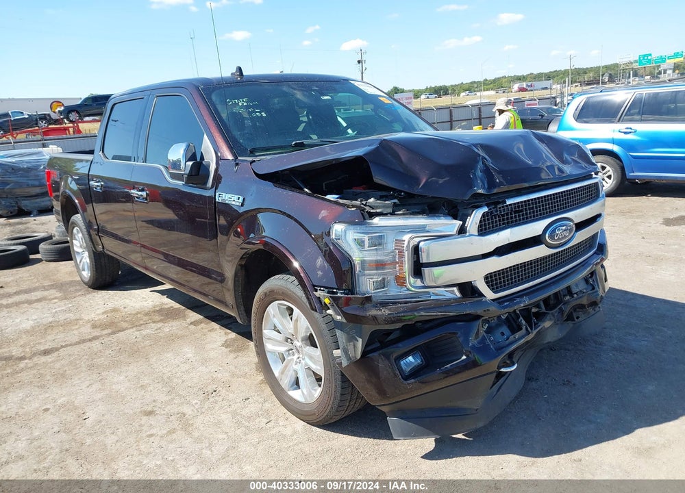 2018 FORD F-150 PLATINUM VIN: 1FTEW1EG0JFE22879