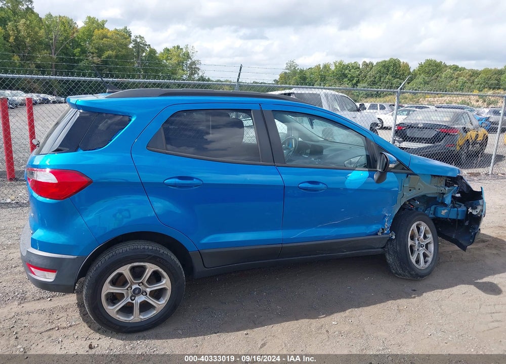 2019 FORD ECOSPORT SE VIN: MAJ6S3GL0KC276398