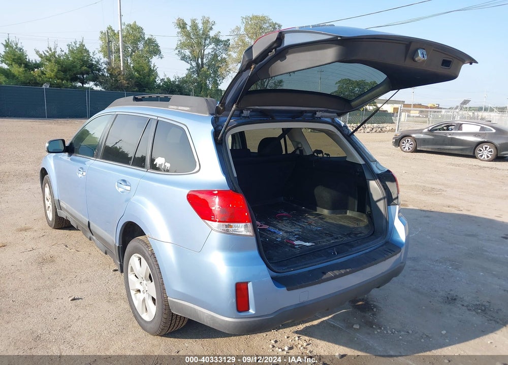 2010 SUBARU OUTBACK 2.5I PREMIUM VIN: 4S4BRCGCXA1372646