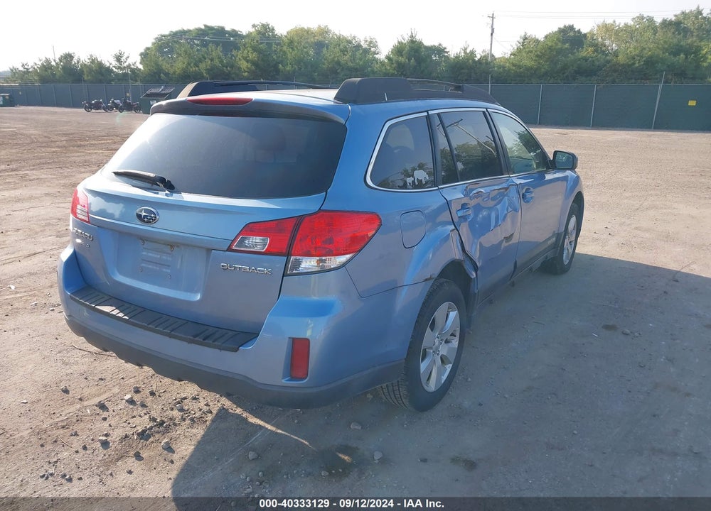 2010 SUBARU OUTBACK 2.5I PREMIUM VIN: 4S4BRCGCXA1372646