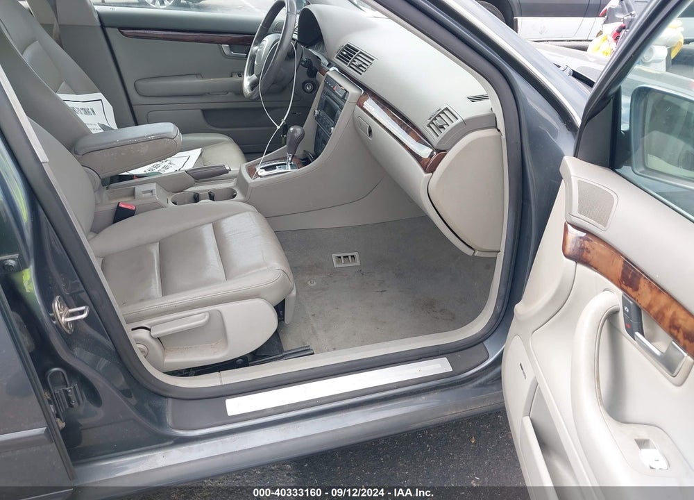 2008 AUDI A4 2.0T VIN: WAUKF78E78A121210