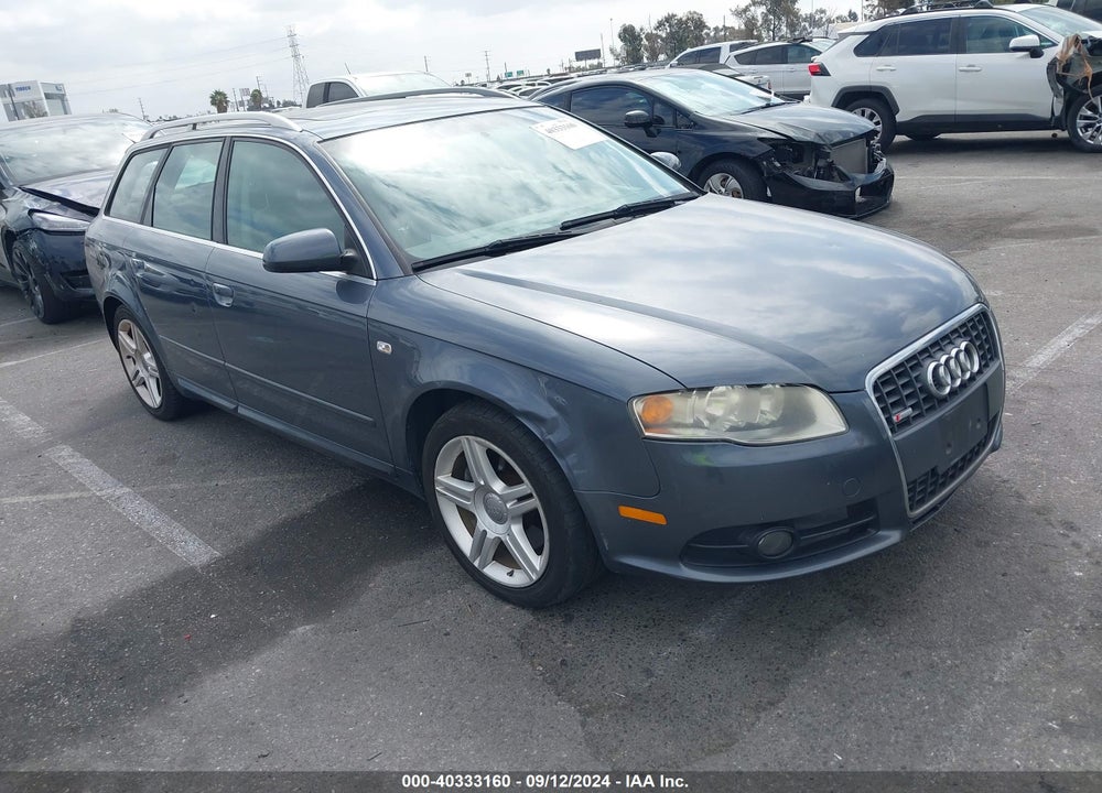 2008 AUDI A4 2.0T VIN: WAUKF78E78A121210